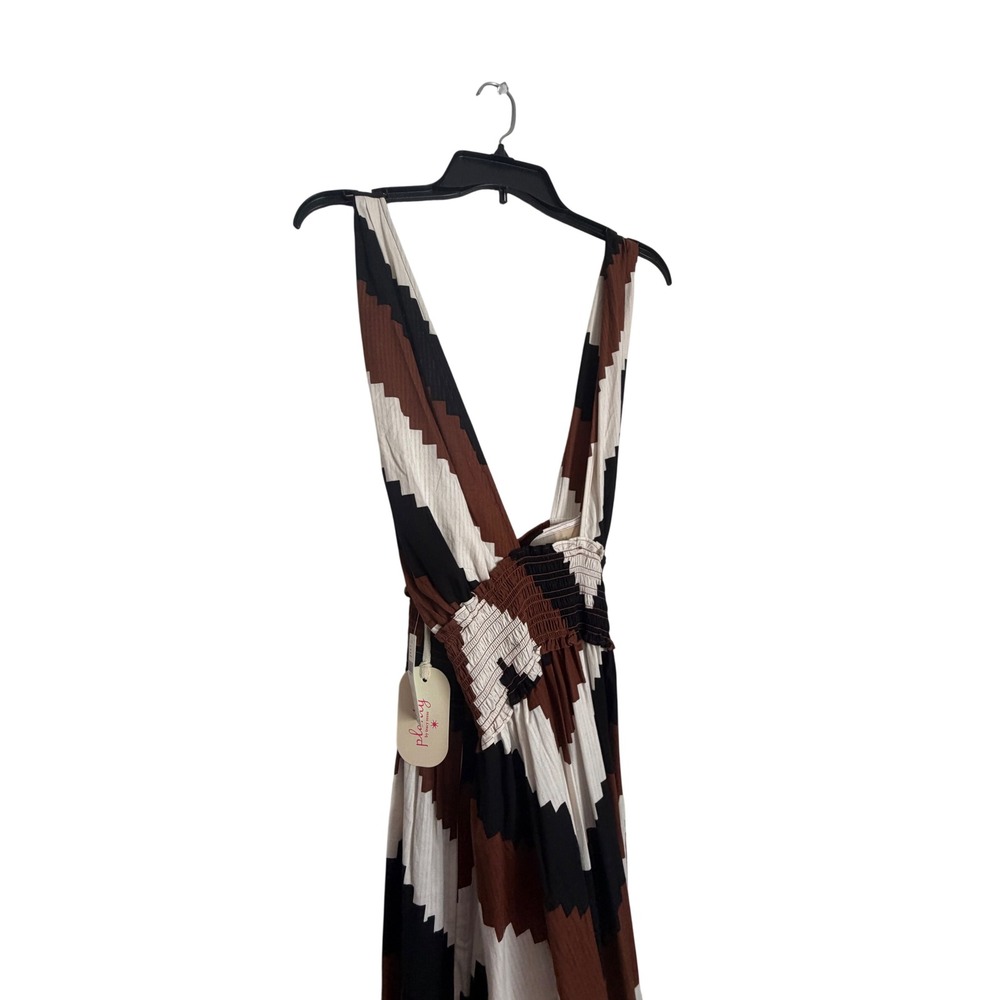 Plenty by Tracy Reese Anthropologie Chevron Stripe Halter Maxi Dress 2X Plus NEW - Picture 6 of 11